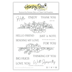 On The Line: Succulents | 5x6 Stamp Set - RETIRING