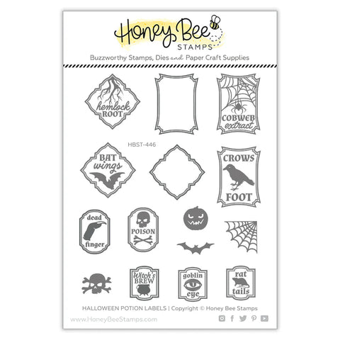 Halloween Potion Labels | 4x5 Stamp Set