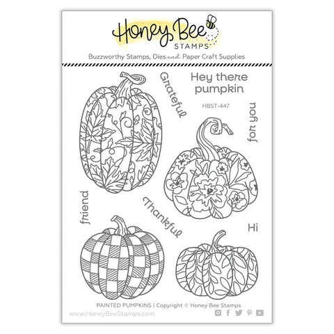 Painted Pumpkins | 4x5 Stamp Set