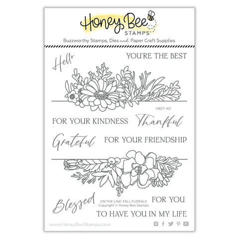 On The Line: Fall Florals | 5x6 Stamp Set - RETIRING