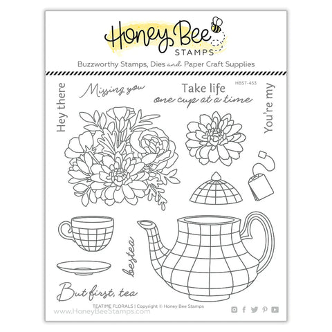 Teatime Florals | 6x8 Stamp Set