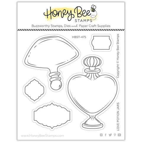 Love Potion Jars  - 4x4 Stamp Set - RETIRING