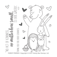 Forest Friends 4x4 Stamp Set 