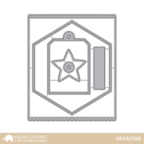 Framed Tags - Hexastar