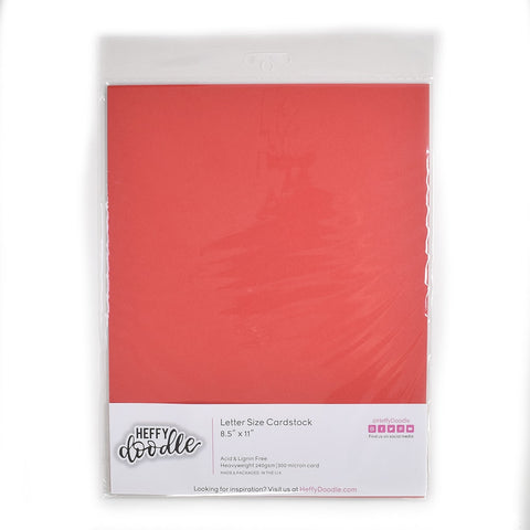 Papier cartonné coloré Cherry On Top 8,5" x 11" (10 feuilles)