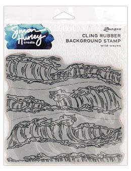 Wild Waves Background Stamp