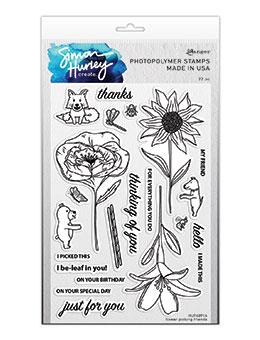 Flower Picking Friends Stamp