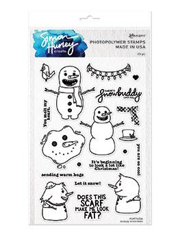 Snazzy Snowmen Stamp