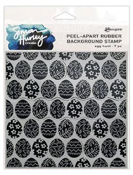 Egg Hunt Background Stamp