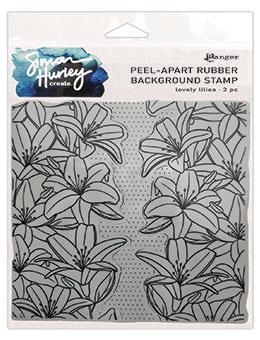 Lovely Lilies Background Stamp