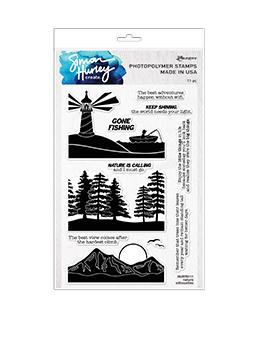 Nature Silhouttes-Simon Hurley Stamps