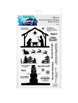 Christmas Silhouettes-Simon Hurley Stamps