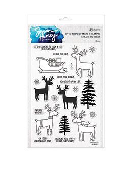 Oh Deer- Simon Hurley Stamps