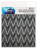 Funky Chevron Cling Stamp