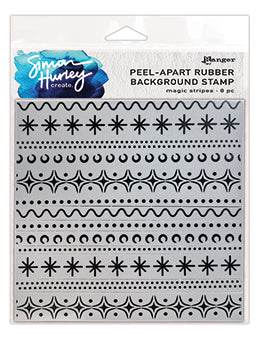 Magic Stripes Background Stamp