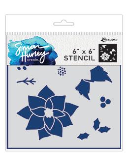 Jumbo Poinsettia Maker Stencil