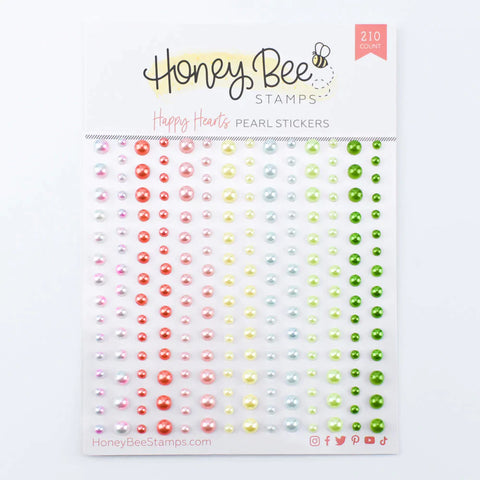 Happy Hearts Pearls- Pearl Stickers - 210 Count