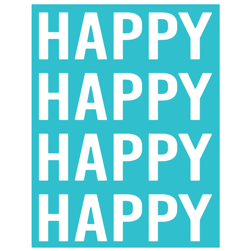 Plaque de couverture Happy Happy Happy A2 | Matrices de coupe de miel