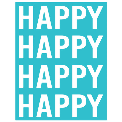 Plaque de couverture Happy Happy Happy A2 | Matrices de coupe de miel