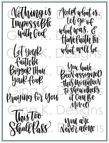 Have Faith Stamp Set