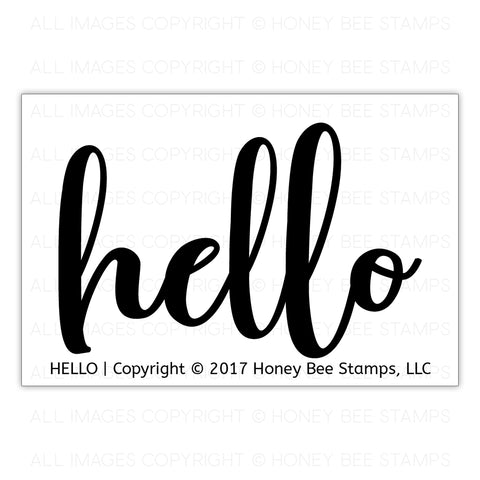 Hello Stamp Set 