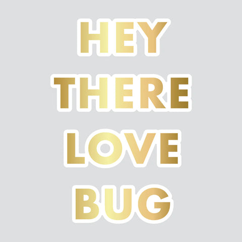 Love Bug Foil Plate