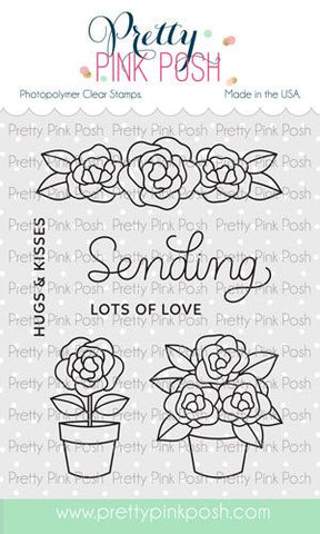 Potted Roses Stamp Set