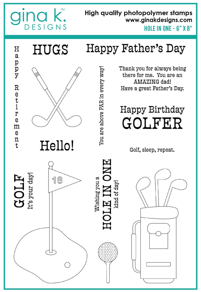 Hole in One Stamp Set