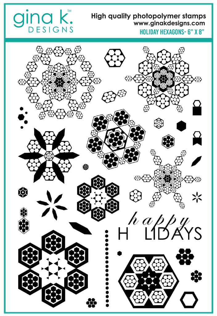Set de tampons Holiday Hexagons 