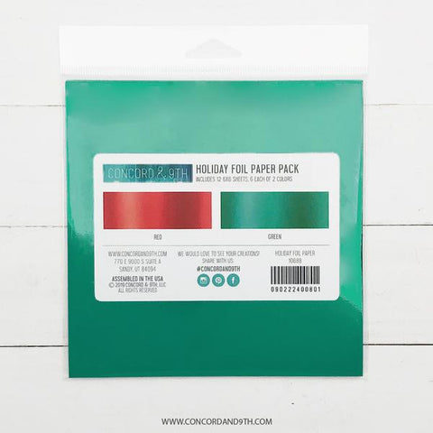 Holiday Foil Paper Pack