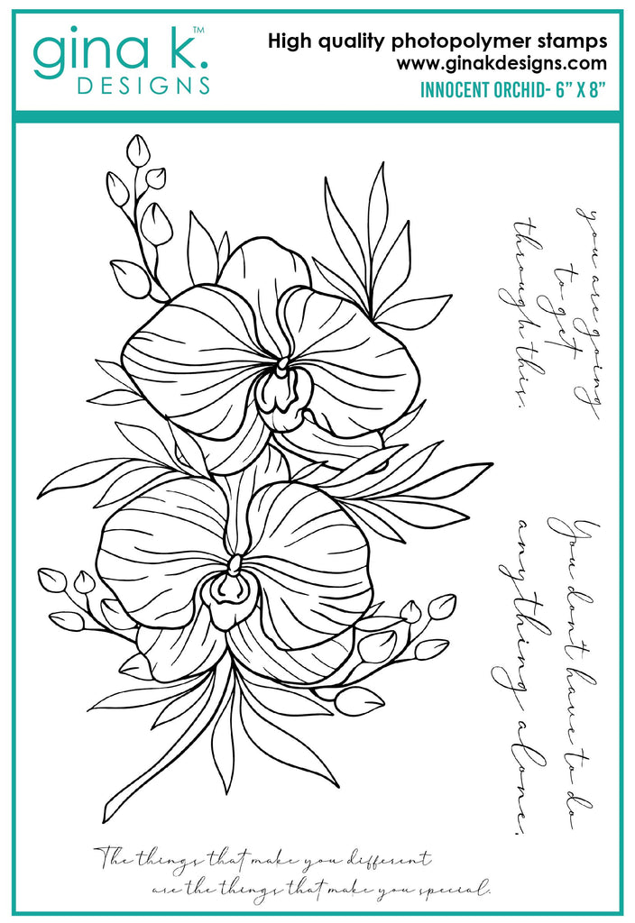 Innocnet Orchid Stamp Set