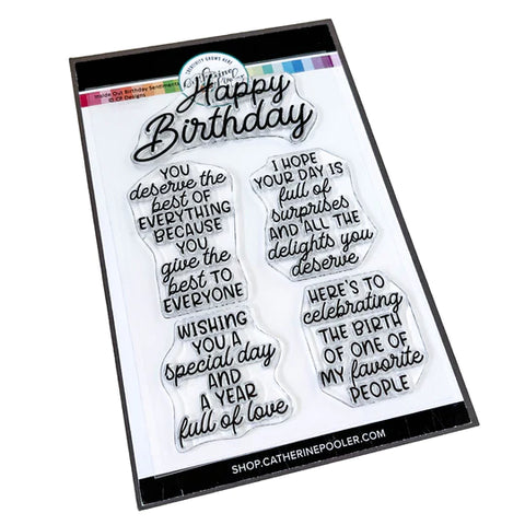 Inside Out Birthday Sentiments Stamp Set