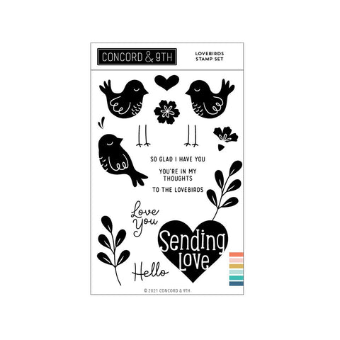 Lovebirds Stamp Set (4X6)