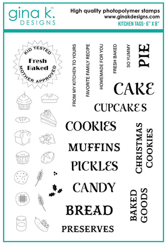 Kitchen Tags Stamp Set