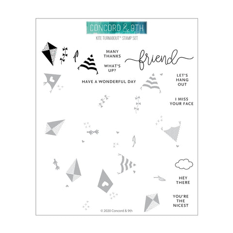 Kite Turnabout Stamp-(RETIRING)