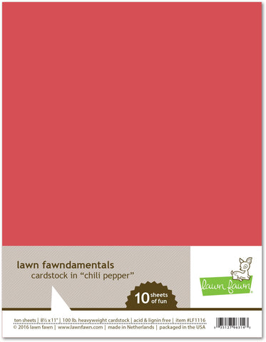 Chili Pepper Cardstock