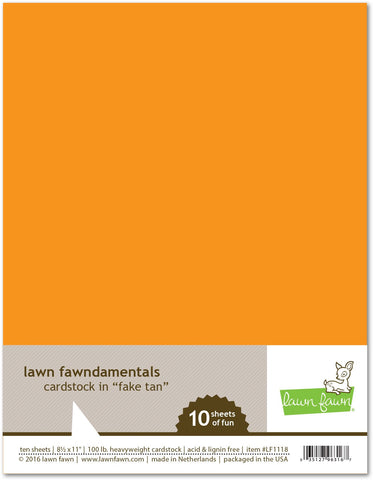 Fake Tan Cardstock