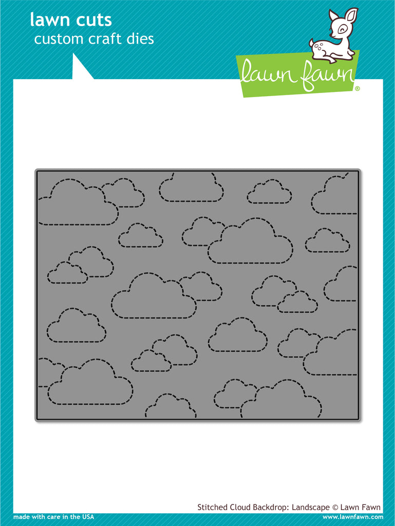 Toile de fond de nuage cousue : matrice de paysage
