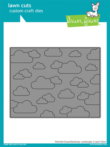 Toile de fond de nuage cousue : matrice de paysage