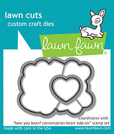 How You Bean? Conversation Heart Add-on Lawn Cuts