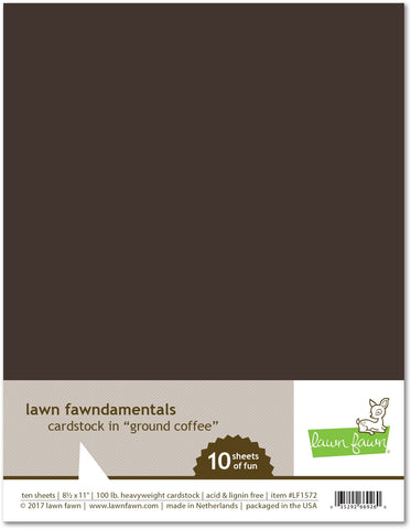 Ground Coffee Cardstock