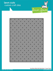 Itsy Bitsy Polka Dot Backdrop Lawn Cuts