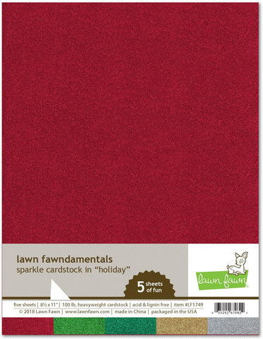 Holiday Sparkle Cardstock