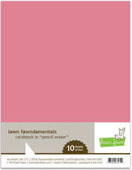 Pencil Eraser Cardstock