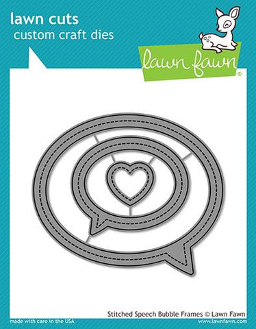 Stitched Speech Bubble Frames Dies - RETIRING