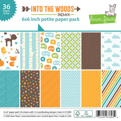 dans les bois remix - petit pack de papier