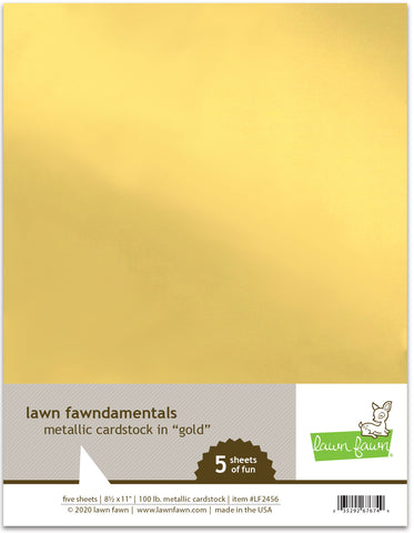 Gold Metallic Cardstock