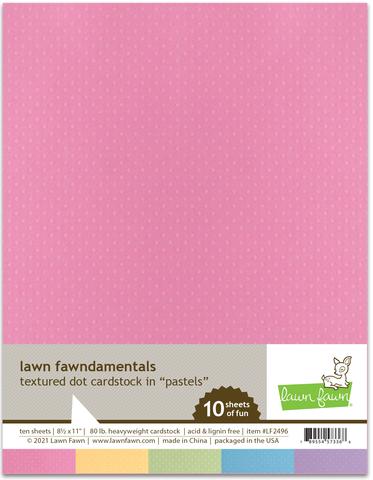 Pastels Textured Dot Cardstock