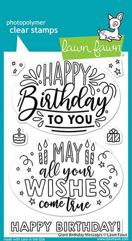 Messages d'anniversaire géants