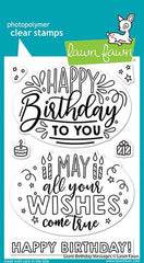 Giant Birthday Messages